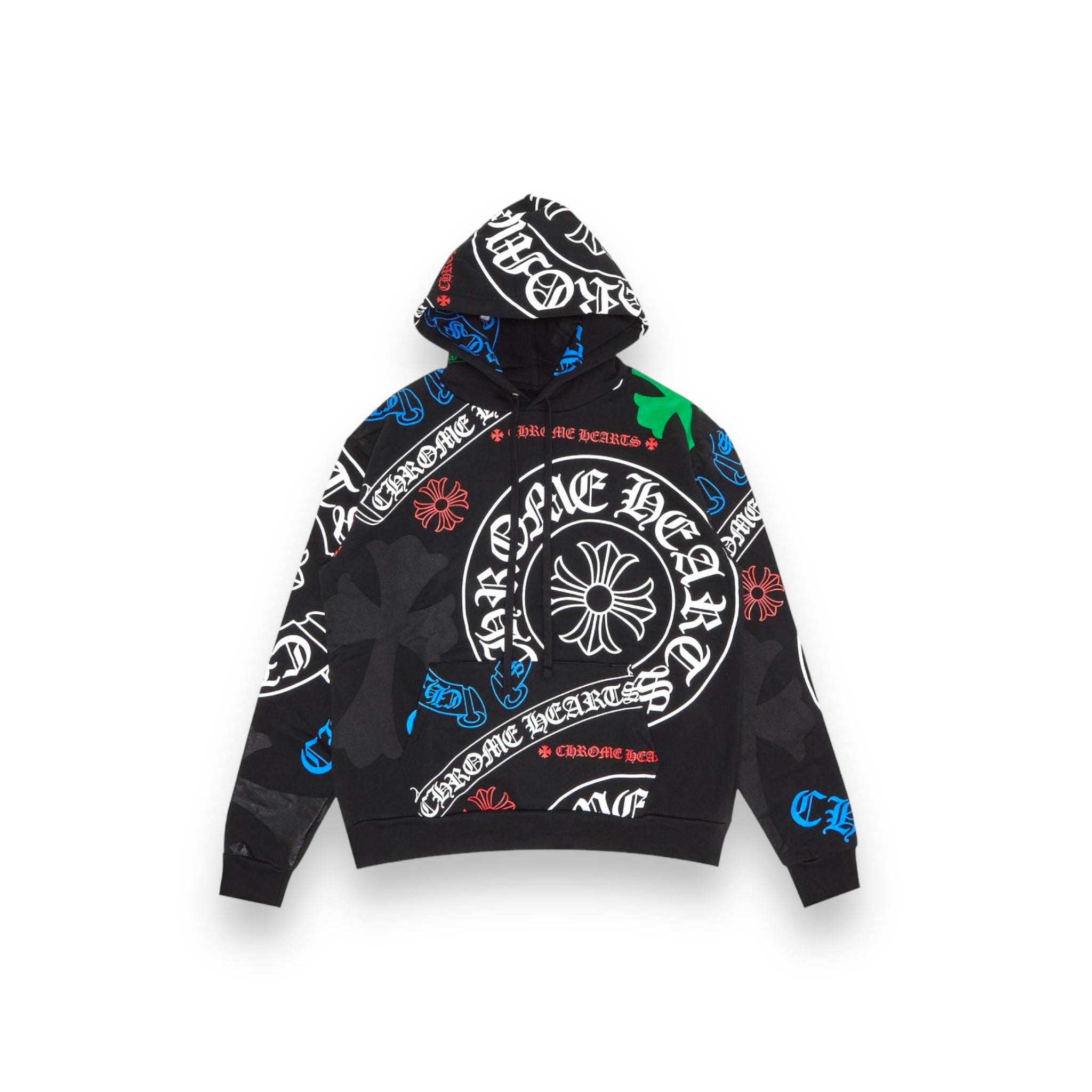 CHROME HEARTS STENCIL HOODIE BLACK