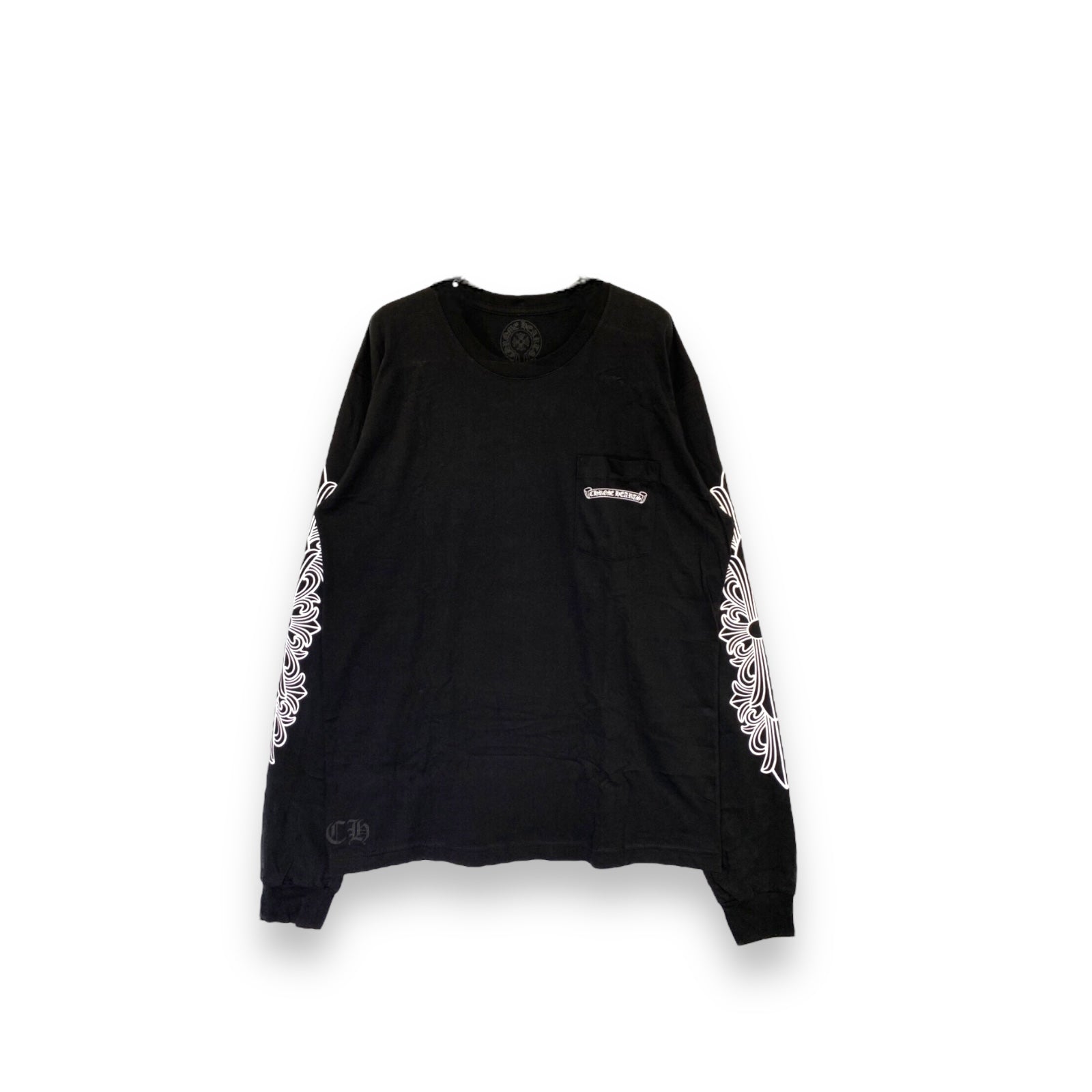 Chrome Hearts Eye Chart Dagger Long Sleeve T-shirt