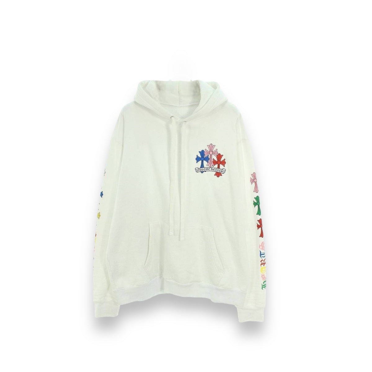 Chrome Hearts Multi Color Cross Cemetery Hoodie Black