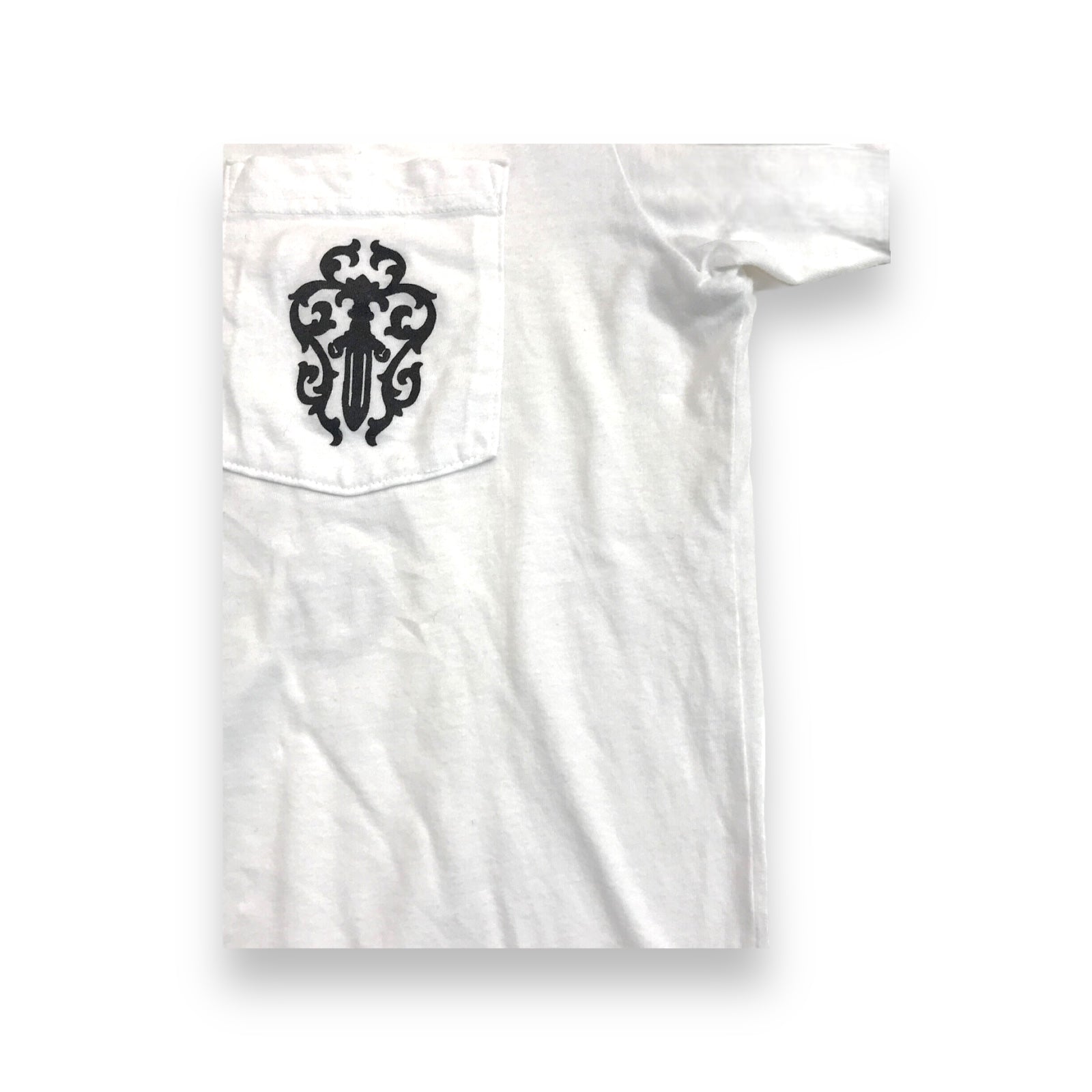 Chrome Hearts Black Sword Icon T-shirt White