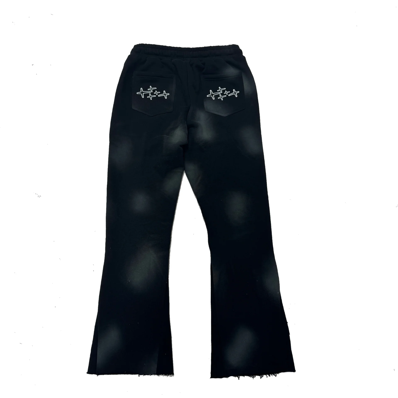 Retrovert Patch Flare Sweatpants - Coal