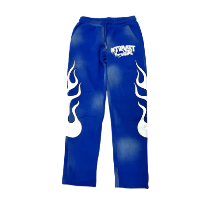 Retrovert Flame Pants Blue