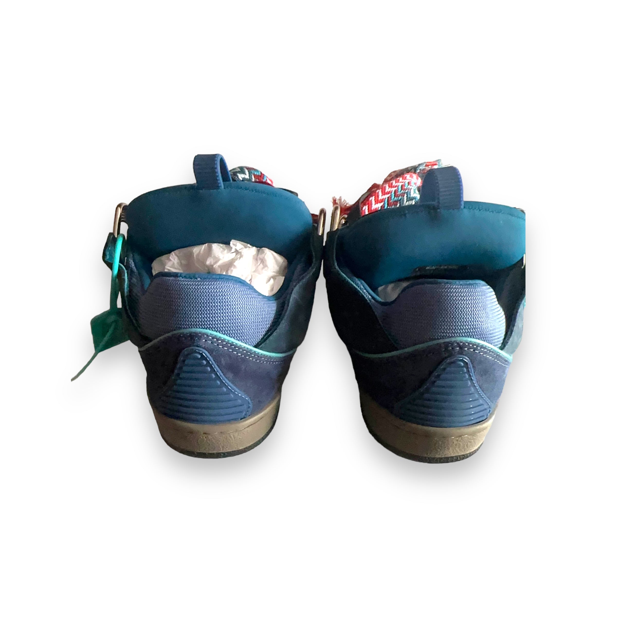 Lanvin Curb Taurus Blue Sneakers