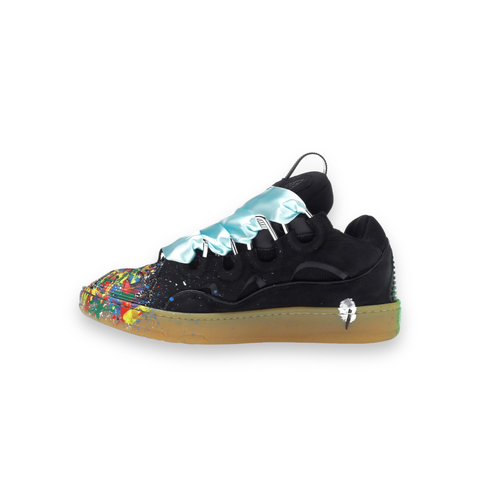 Gallery Dept. x Lanvin Curb Paint Drip Black Sneakers