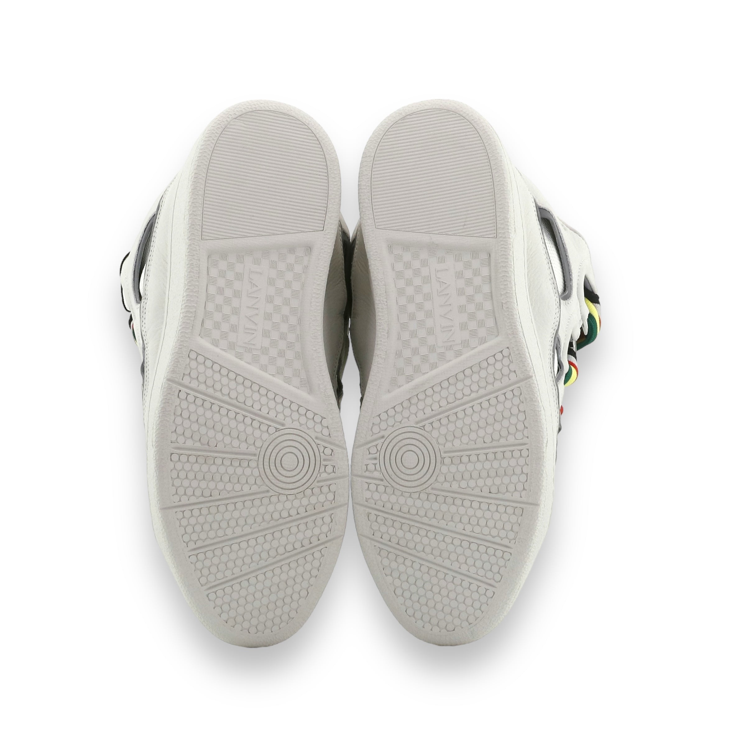 Lanvin Curb White Multi Sneakers