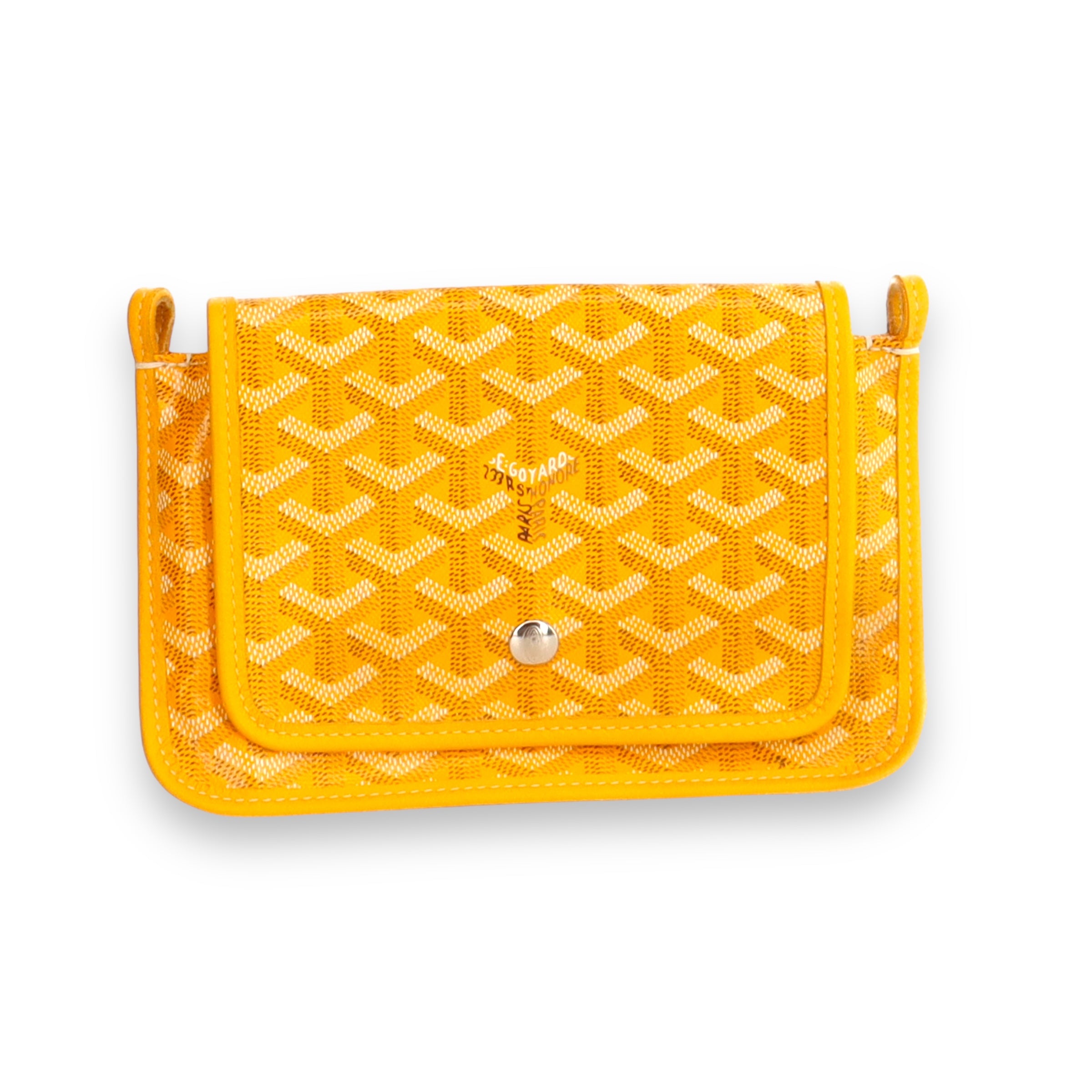 Goyard Plumet Pocket Wallet Yellow