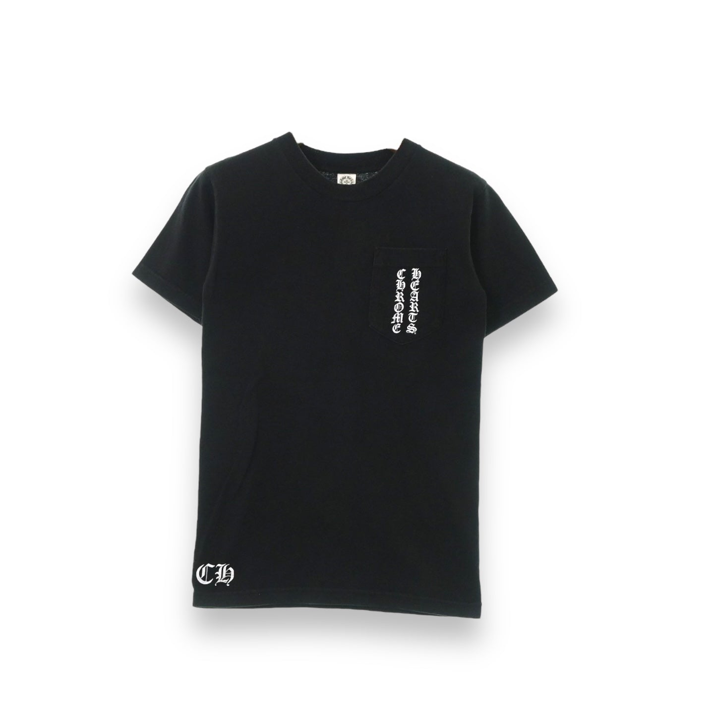 Chrome Hearts Black Vertical Logo T-shirt