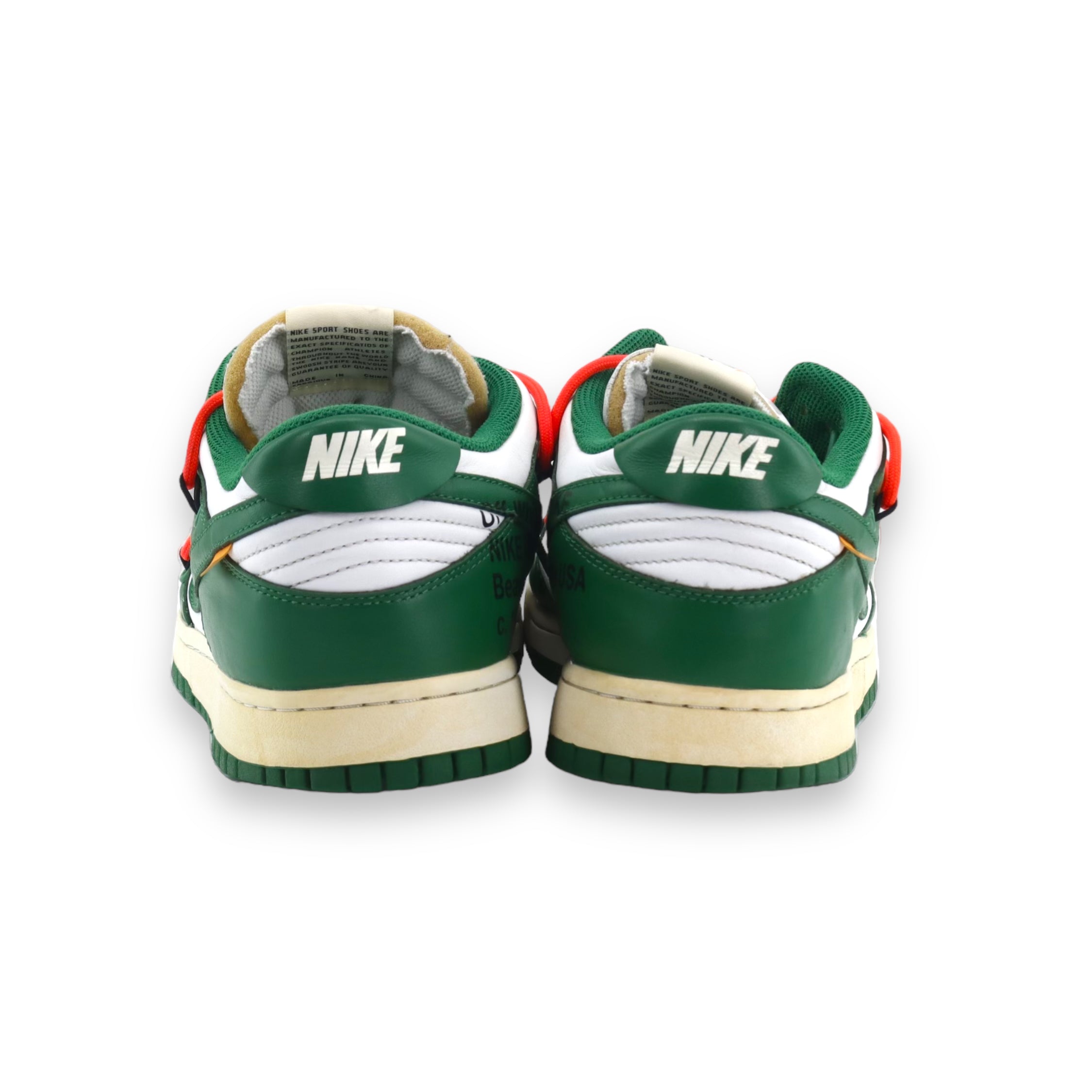 Off White Nike Dunk Low Pine Green