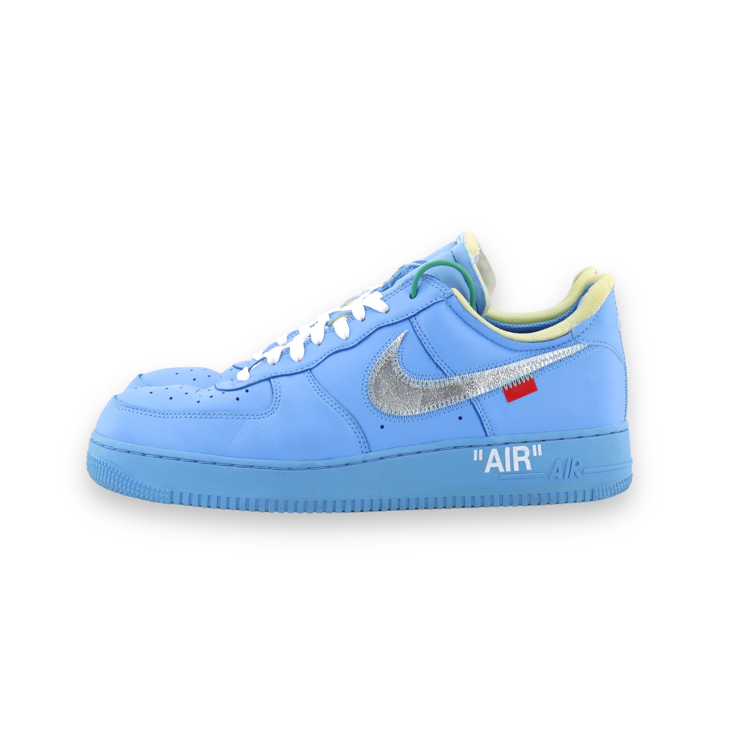 Off white nike air force one blue hotsell