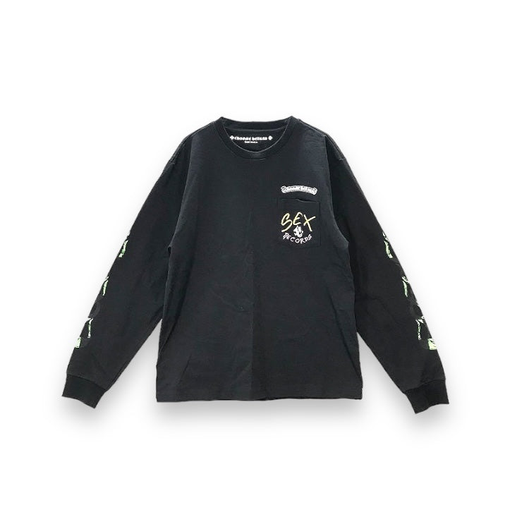 Chrome Hearts Matty Boy Sex Records Long Sleeve T-Shirt Black