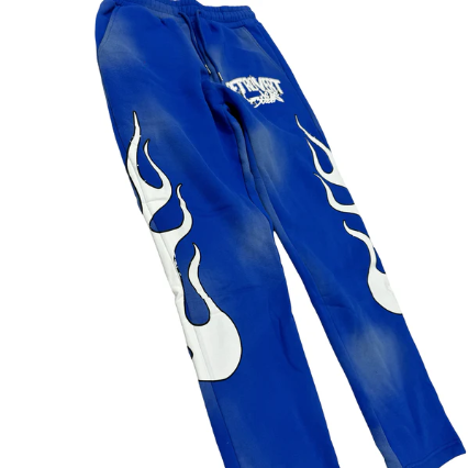 Retrovert Flame Pants Blue