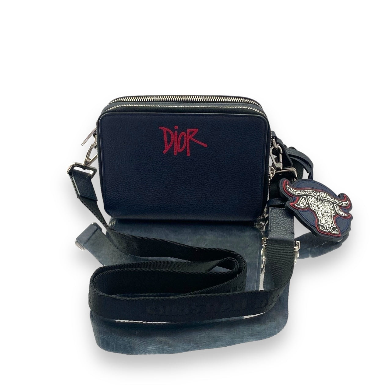 DIOR X SHAWN STUSSY CROSSBODY NAVY BLUE