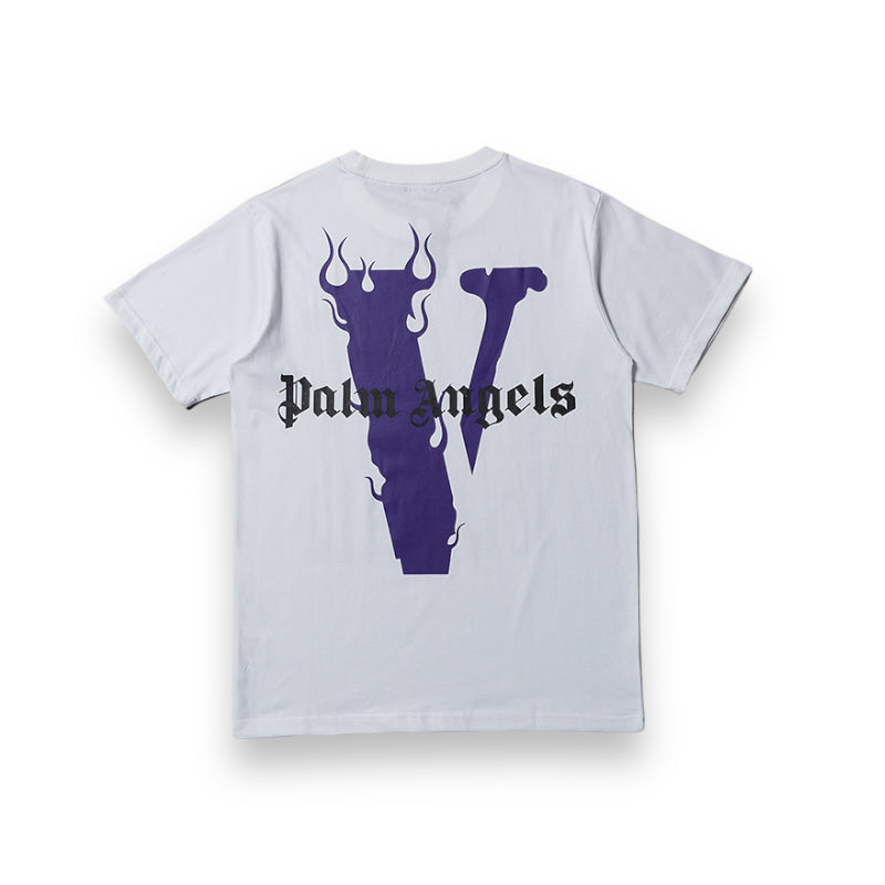 Purple vlone best sale palm angels shirt