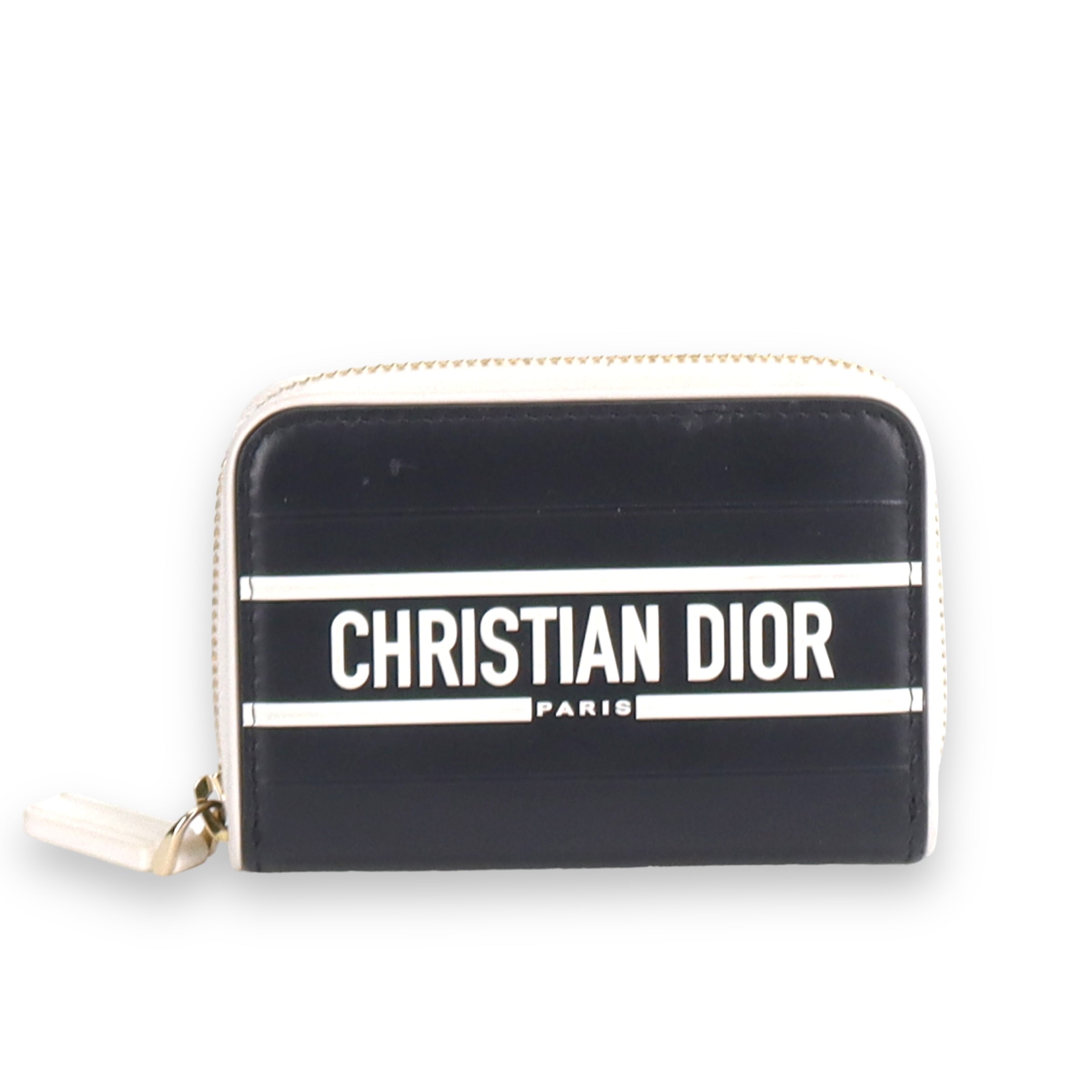 DIOR BLUE VIBE VOYAGER COMPACT WALLET