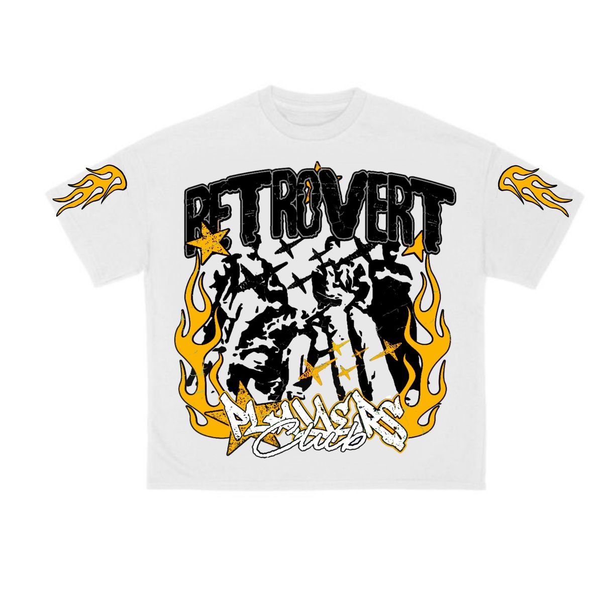 Retrovert Players Club Yellow Tee