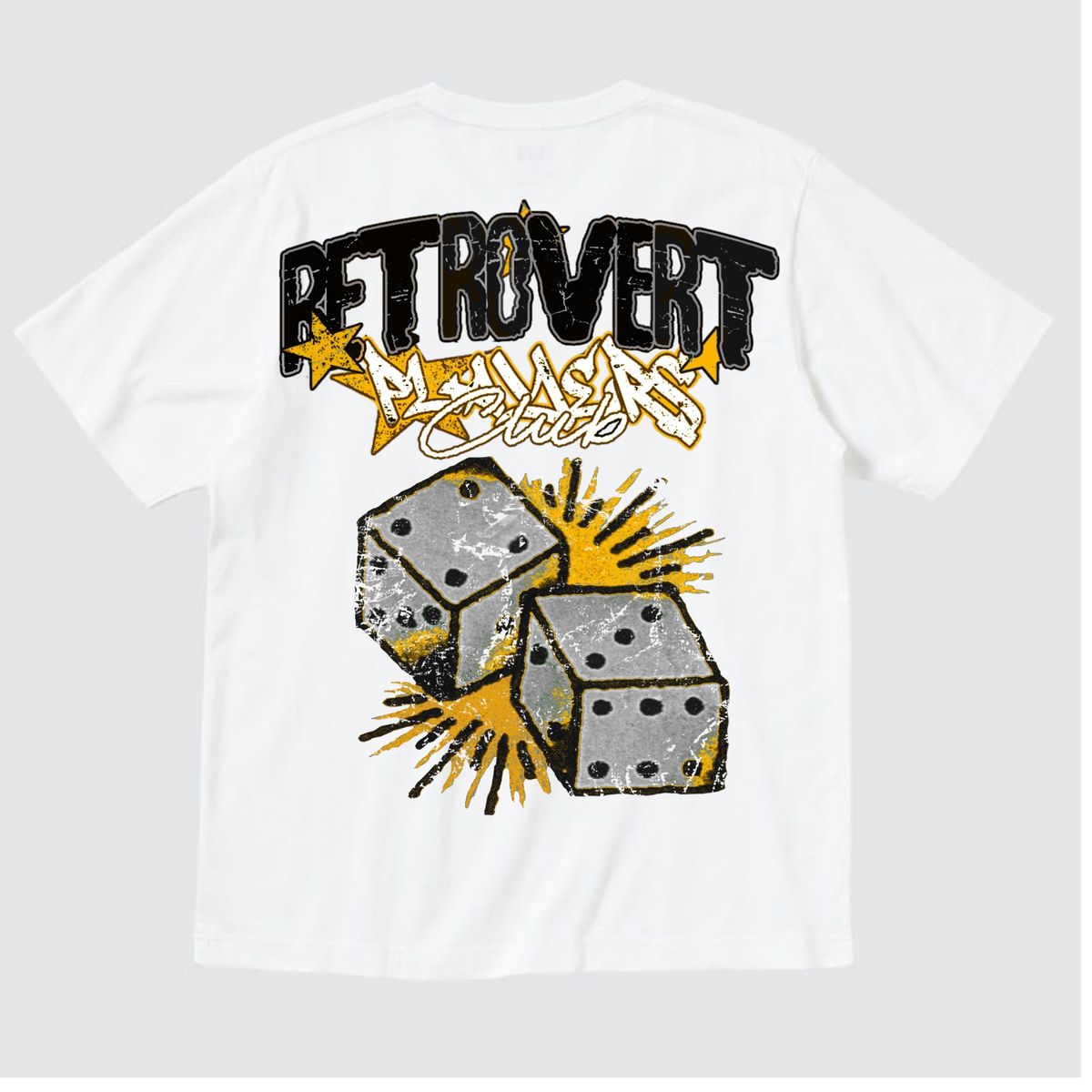 Retrovert Players Club Yellow Tee