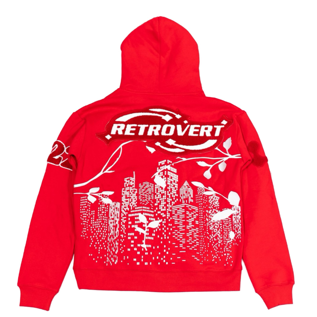 Retrovert City of Dreams Hoodie Red