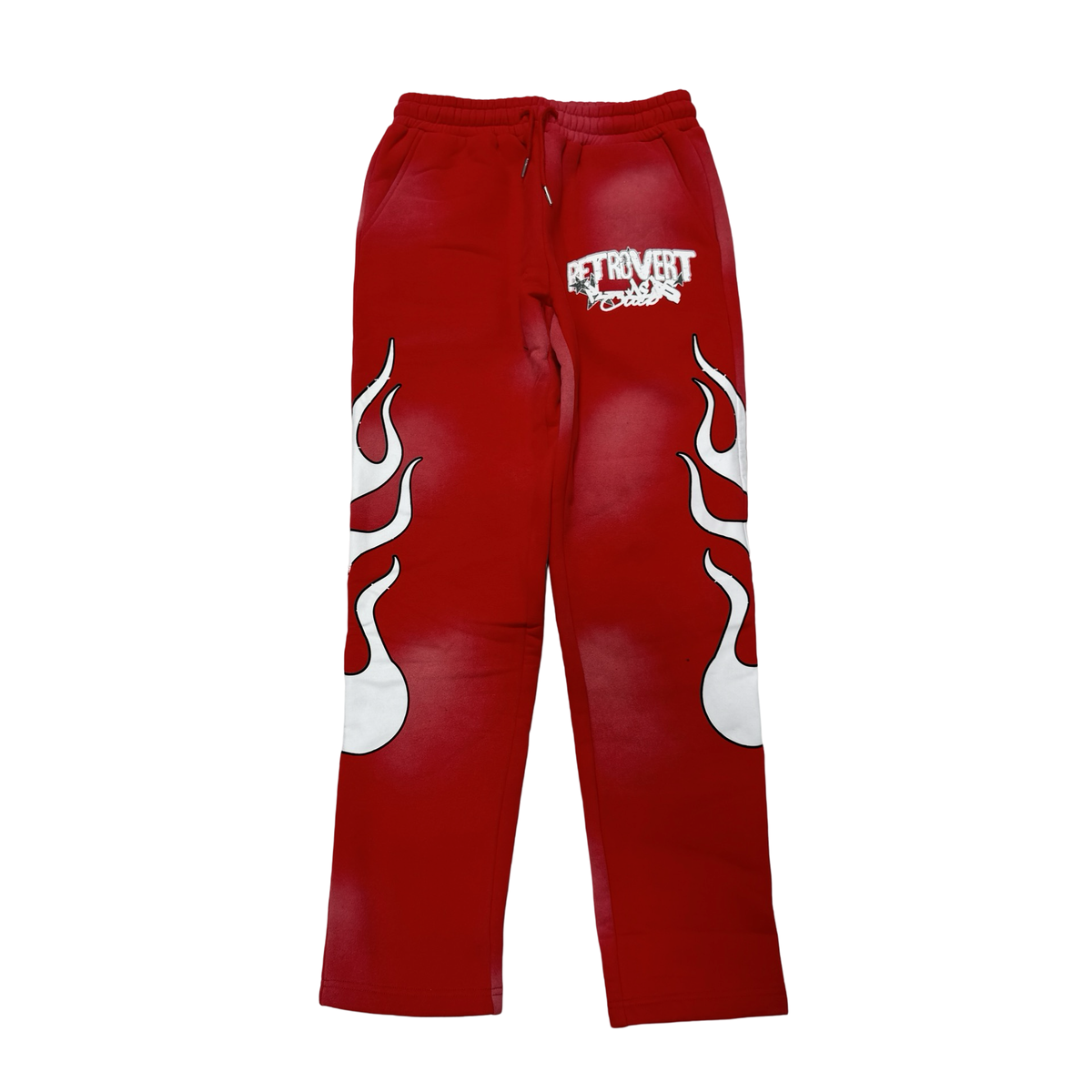 Retrovert Flame Pants Red