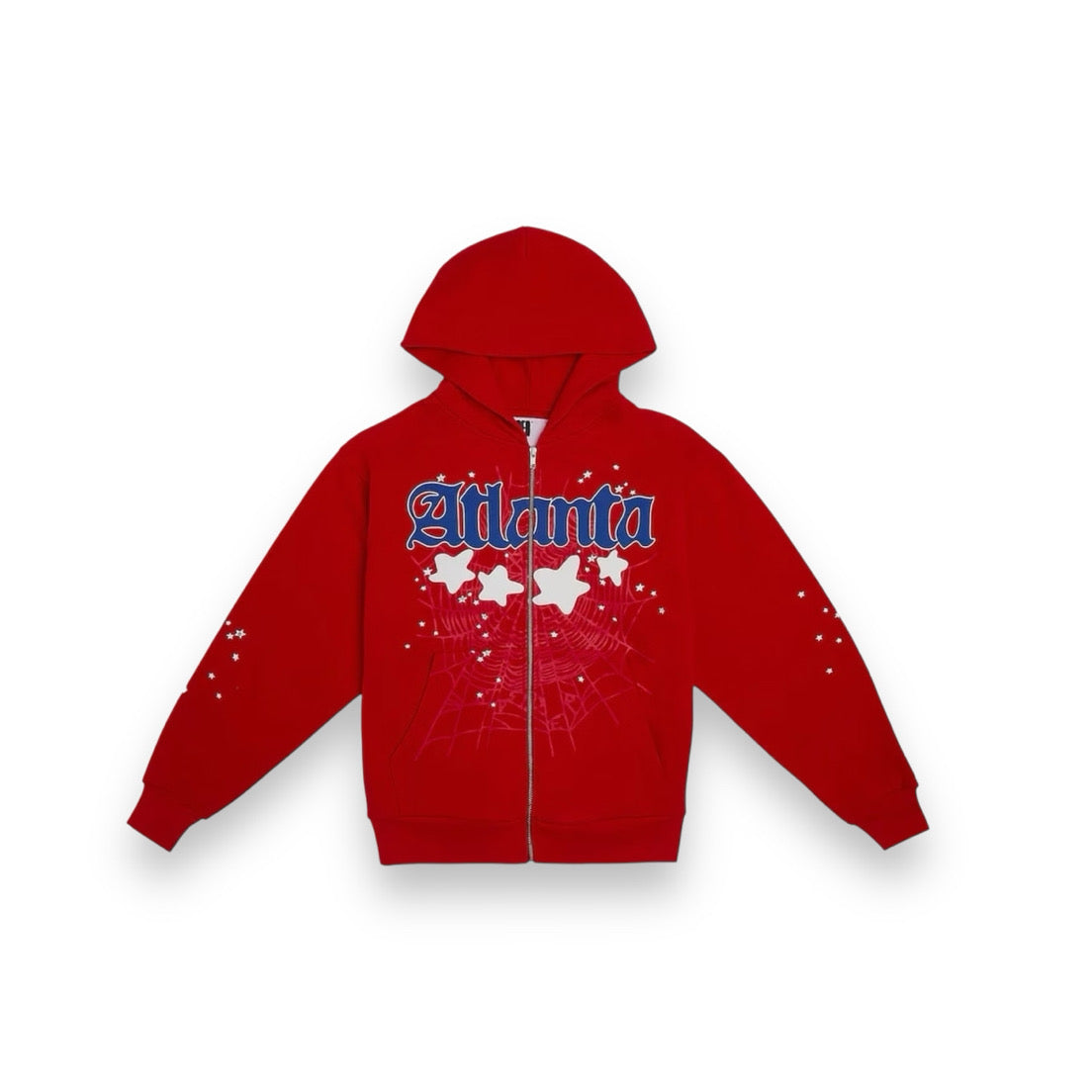 SP5DER Atlanta Zip-Up Hoodie Red