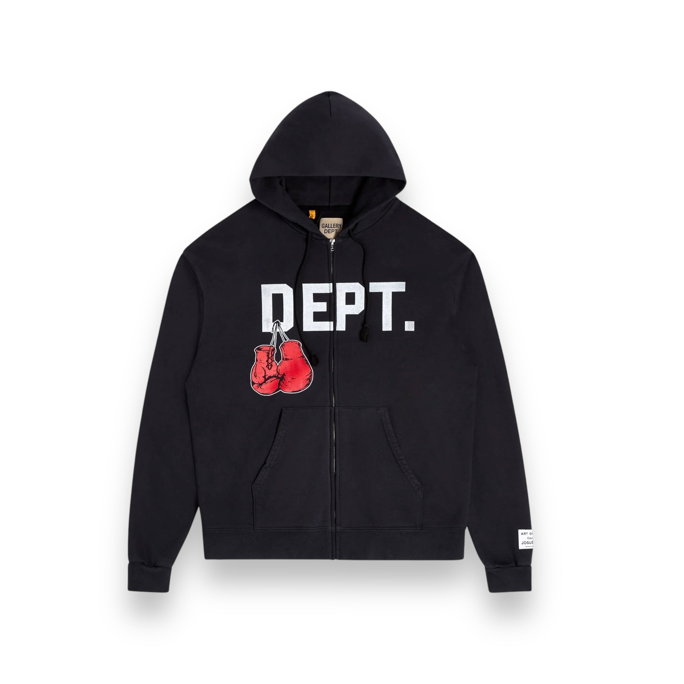 Gallery Dept. Boxing Merch Zip Hoodie "Black"