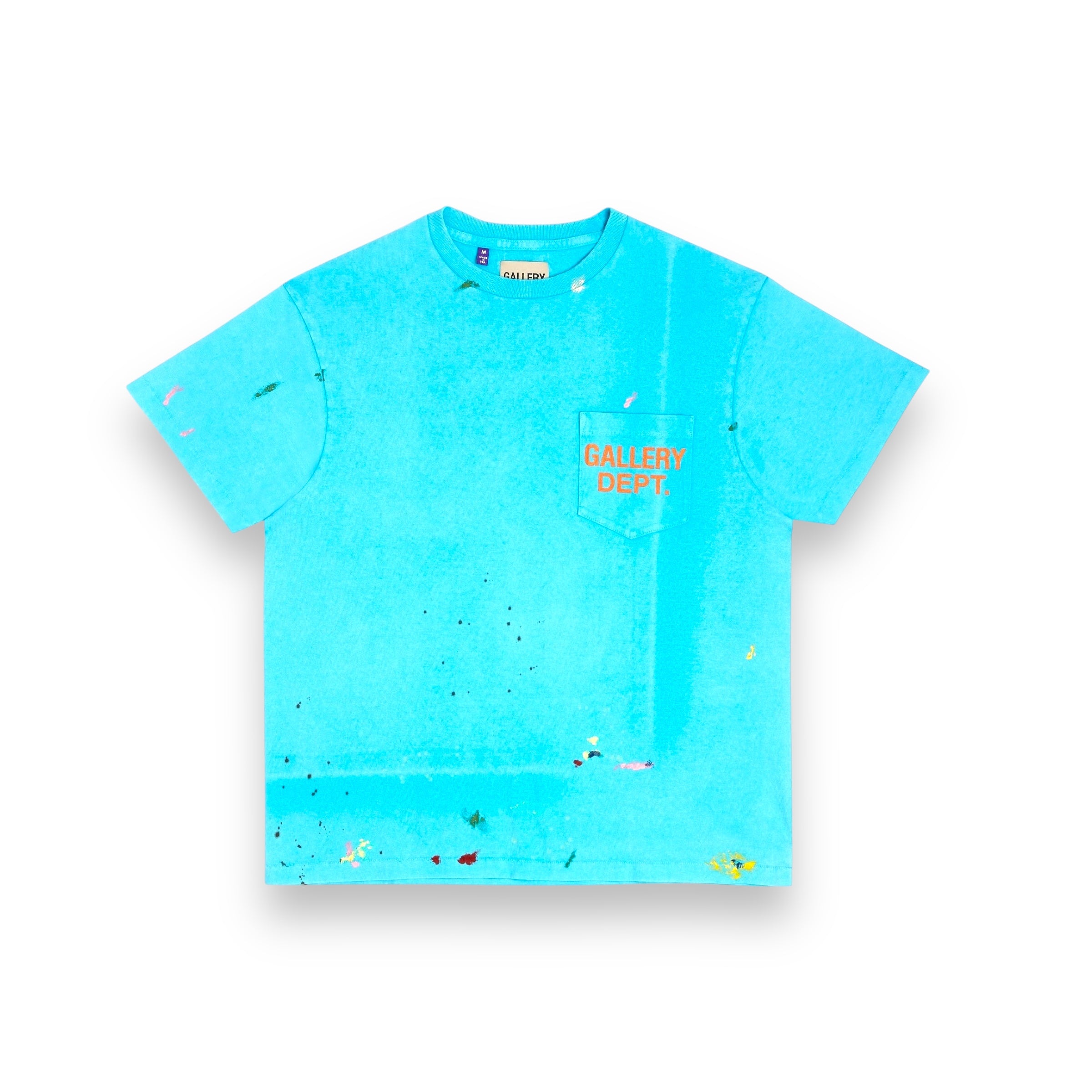 Gallery Dept Vintage Logo Painted Tee Blue