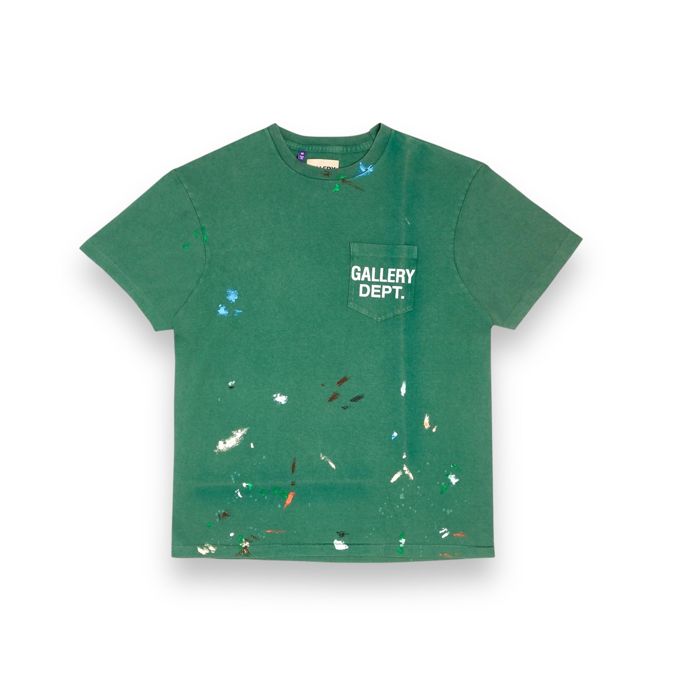 Gallery Dept Vintage Logo Painted Tee Green