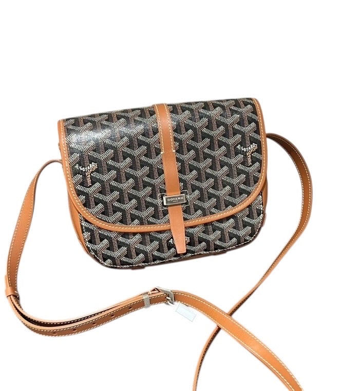 Goyard brown/Tan Belvedere PM