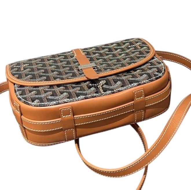 Goyard brown/Tan Belvedere PM