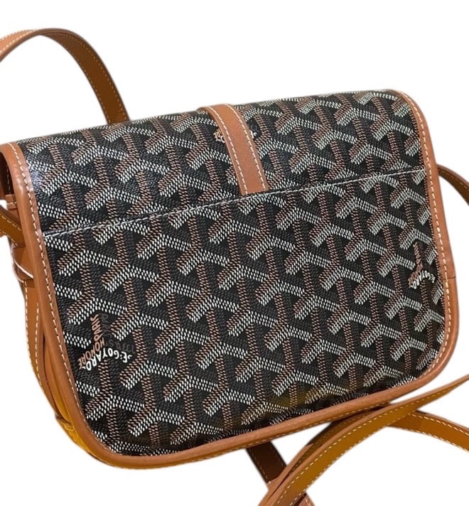 Goyard brown/Tan Belvedere PM