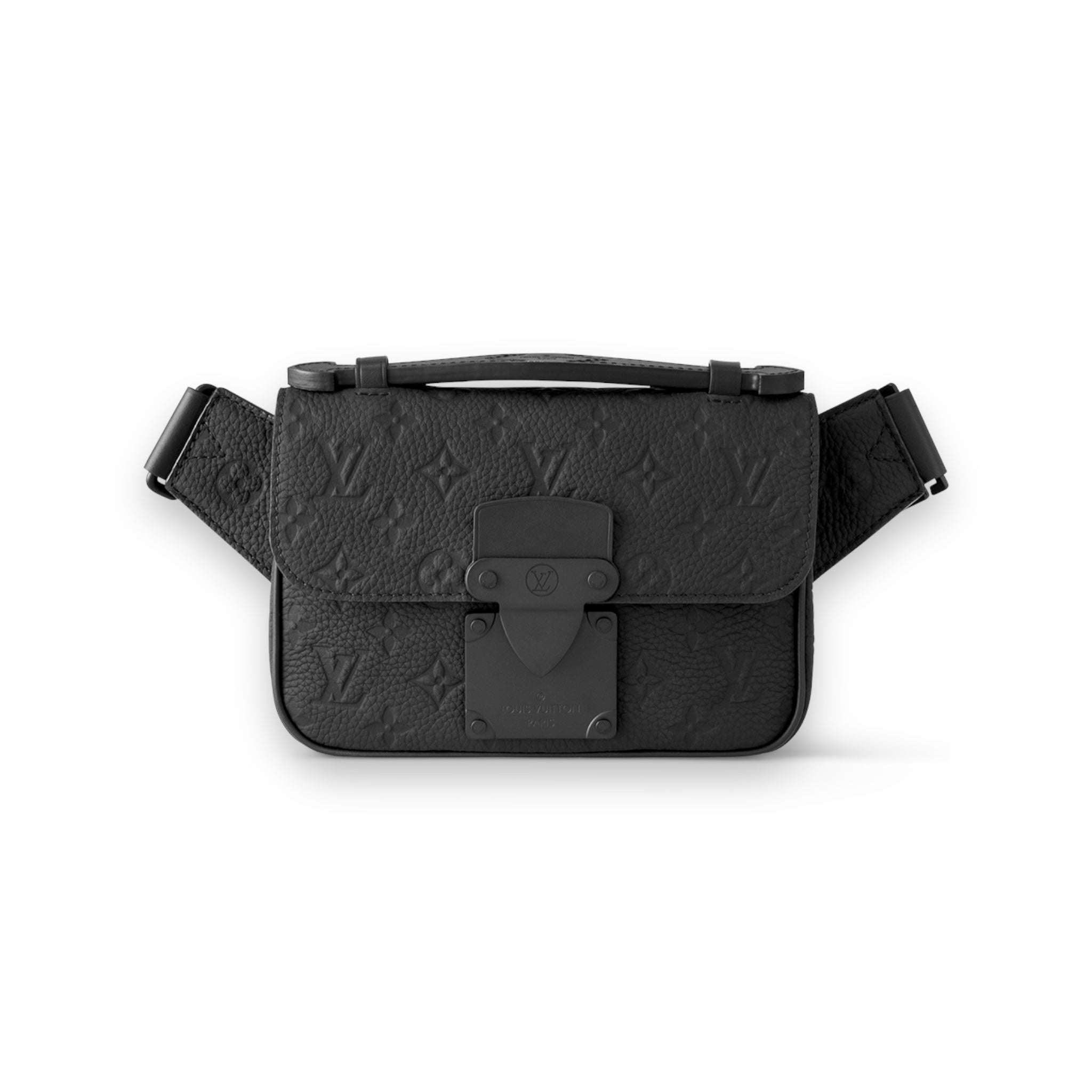 Louis Vuitton Lock Sling Bag Black